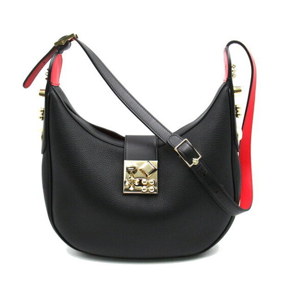 Christian Louboutin Handbags - Christian Louboutin Leather Shoulder Bag Black